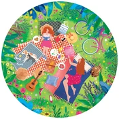 Pieces & Peace - Puzzle Okrogla sestavljanka - Piknik - 500 kosov