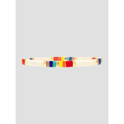 Pura Vida Rainbow Tile Bead Stretch Brc Nakit rainbow