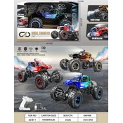 Buggy na daljinsko upravljanje REAL ROCK s dimnimi učinki - modra