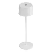 Kettler Ribbed stolna lampa, bijela