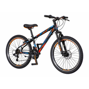 VISITOR Bicikl za decake HUN241AMD1 24/13 narandžasto-plavo-crni
