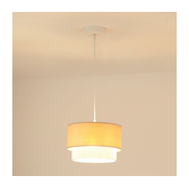 Brilagi - Luster na sajli ARIZONA BOHO 1xE27/15W/230V precnik 25 cm bež/bela