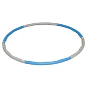 shumee Hula hoop 100 cm utežen, sivo-moder