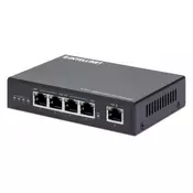 Intellinet 561617 omrežni podaljšek Omrežni oddajnik Črna 10, 100, 1000 Mbit/s
