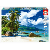 Puzzle Seychelles Educa 1500 dielov a Fix lepidlo EDU19564