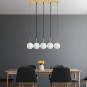 Opviq Luster Orbital-15-14022, 80x15x115cm, IP20, Zlatno-bele boje