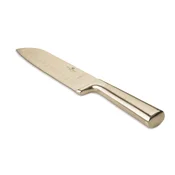 Nož santoku iz nerjavnega jekla z zlato površinsko obdelavo 17,5cm 55069