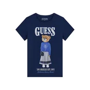 Guess Majica J6RI10 K6YW4 Mornarsko modra Regular Fit