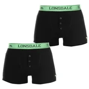 shumee Lonsdale boksarice, 2 kosa, črne, velikost M