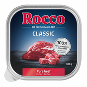9x300g Rocco Classic pladnji za pse, govedina z divjačino