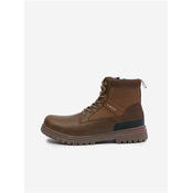 Brown mens winter ankle boots Celio