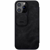 NILLKIN Futrola za iPhone 13 Pro Max 6.7 Qin Pro Leather crna