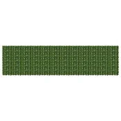 Vidaxl Ograja za balkon z listi Zelena 600 x 150 cm