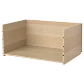 BESTA Okvir fioke, belo b. im. hrastovine, 60x25x40 cm