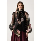 Retrofete bluza ženska svilena Peregrine