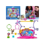 HASBRO Littlest Pet Shop Komplet figuric Talent Show, živali + dodatki, premične figurice 4+