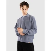 Carhartt WIP Miles L/S Polo moški pulover shady blue