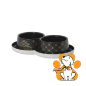 Moderna Double Trendy Dinner Luxurious 2x350ml, Dupla Cinija Za Pse i Macke