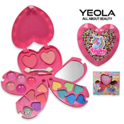 Ut Compact Pink Heart Shaped Make-Up