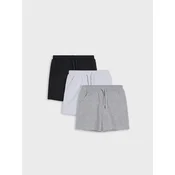 Sinsay - Pamucni šorts 3 pack - crno