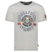 GEOGRAPHICAL NORWAY Majica kratak rukav jodept blended grey db men 240 M