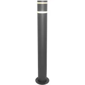 Northix Nils Stebriček Stebriček 80 cm E27 vtičnica IP44 Antracit