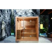 Nero Sauna soba – kanadski Hemlock 1800x1500x2000 za 4 osobe