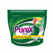 Purox TriCaps univerzalne kapsule za pranje perila 58 kosov x 13 gramov doypack