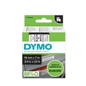 Traka za etiketiranje, 19 mm x 7 m, DYMO D1, bijelo-crna S0720830