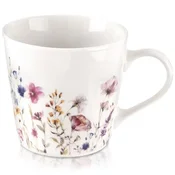 shumee Porcelanasta skodelica za pitje kave, čaja, zelišč, pijač, rož, 430 ml