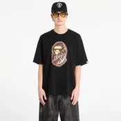 Majice BAPE x FOOTSHOP - Scribble Ape Tee Black XXL