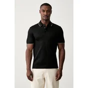 BOSS Polo majica H-Phillipson 195 50565587 Črna Slim Fit