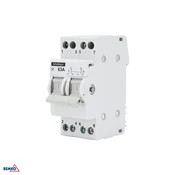 Schelinger modularni preklopni preklopnik I-0-II 2P 63 A za DIN letev BM-A11-SF-2P-063