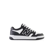 New Balance unisex za otroke. PSB480V1 Superge 480 bela, črna (32.5), Črna, Ravna stran, Čipke, Priložnostno, otroška mo