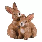 Autronic Vrtni okraski Rabbit par - magnezij, rjava barva (MT775)