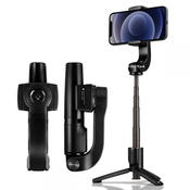 Selfie stick Spigen S610W s Gimbal stabilizatorom, tronožnim stalkom i Bluetooth samookidacem - crni