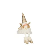 Angel - deklica, zlata, 35cm