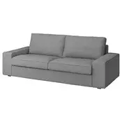 KIVIK Sofa trosed, Tibbleby bež/siva