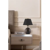 Opviq Stona lampa E27 Socket, Crno-Zlatna