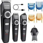slomart BARBERBOSS 3-v-1 Trimmer za lase in brado, LED zaslon