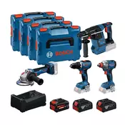 BOSCH 18V set akumulatorskog alata (GSR 18V-65, GDX 18V-285, GBH 18V-26, GWS 18V), (0615A500BJ)