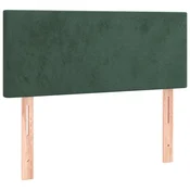Vidaxl vidaXL Vzglavje postelje temno zeleno 80x5x78/88 cm žamet
