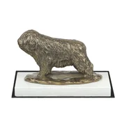 shumee Poljski nižinski ovčar, PON - kipec psa, figurica na belem podstavku, pokal za pasjo razstavo Art-Dog