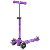 Djecji romobil Micro - Mini Micro Deluxe LED, ljubicasti