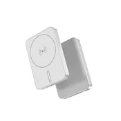 BOT Brezžični powerbank MagSafe MP5 5000 mAh srebrn