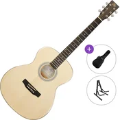 SX SO204G Standard SET Natural-Transparent Black Akustična kitara