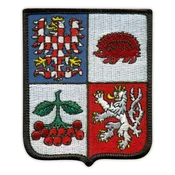 shumee Našitek regije Vysočina - grb - Magnetna podlaga - Vezeni našitek/značka/emblem