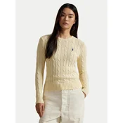 Polo Ralph Lauren Pulover 211971869015 Svetlo rumena Slim Fit