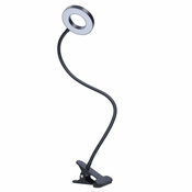 Solight LED zatemnitvena namizna svetilka s sponko 8W, 300lm, DC5V, nastavljiva temperatura svetlobe, USB [WO66-B]