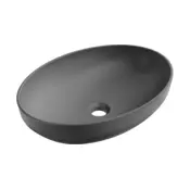 Mexen Cornelia umivalnik na pultu 50 x 37 cm, temno siv mat - 21885071